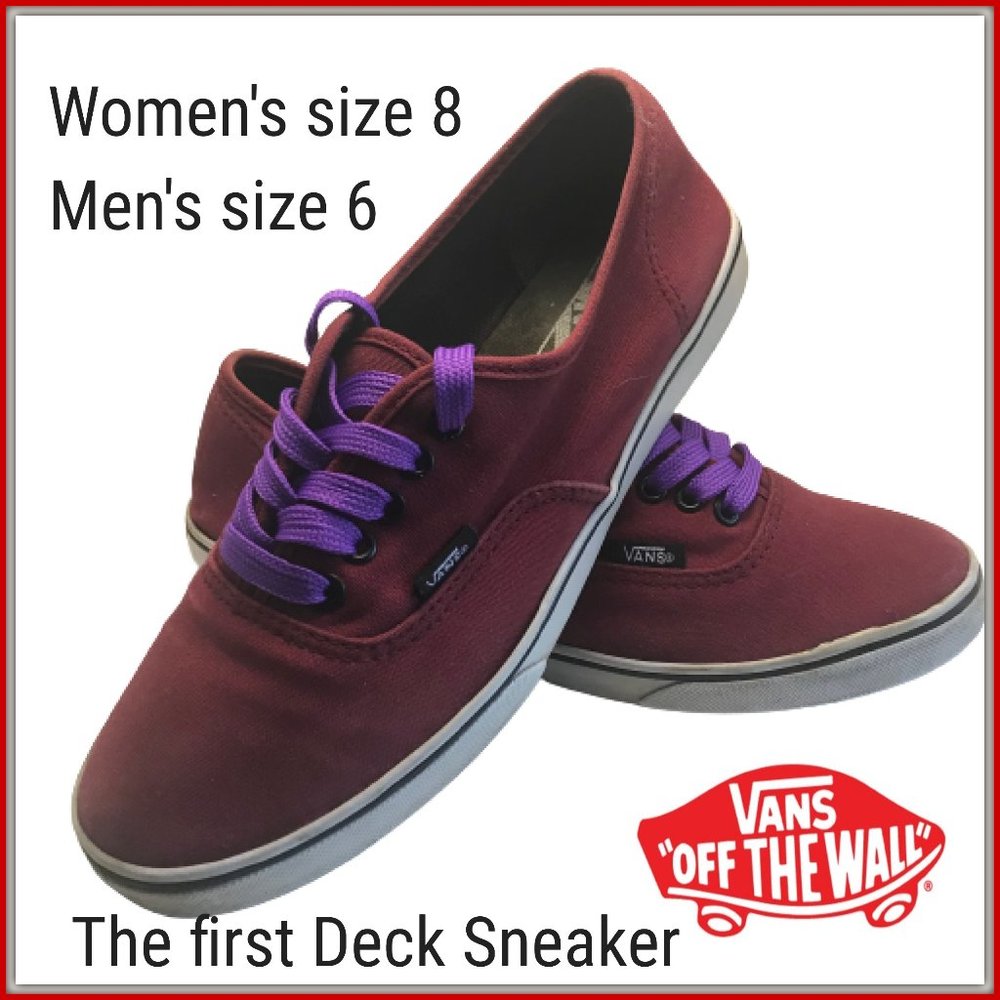 Vans Unisex Deck Sneaker-Women's Size 8